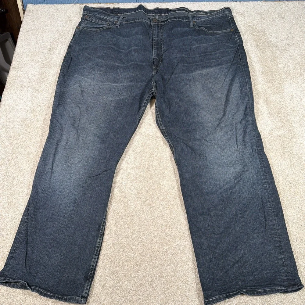Levis‎ 559 Straight Leg Blue Jeans Mens 48 X 29 (FITS 50 X 29) Stretch Denim